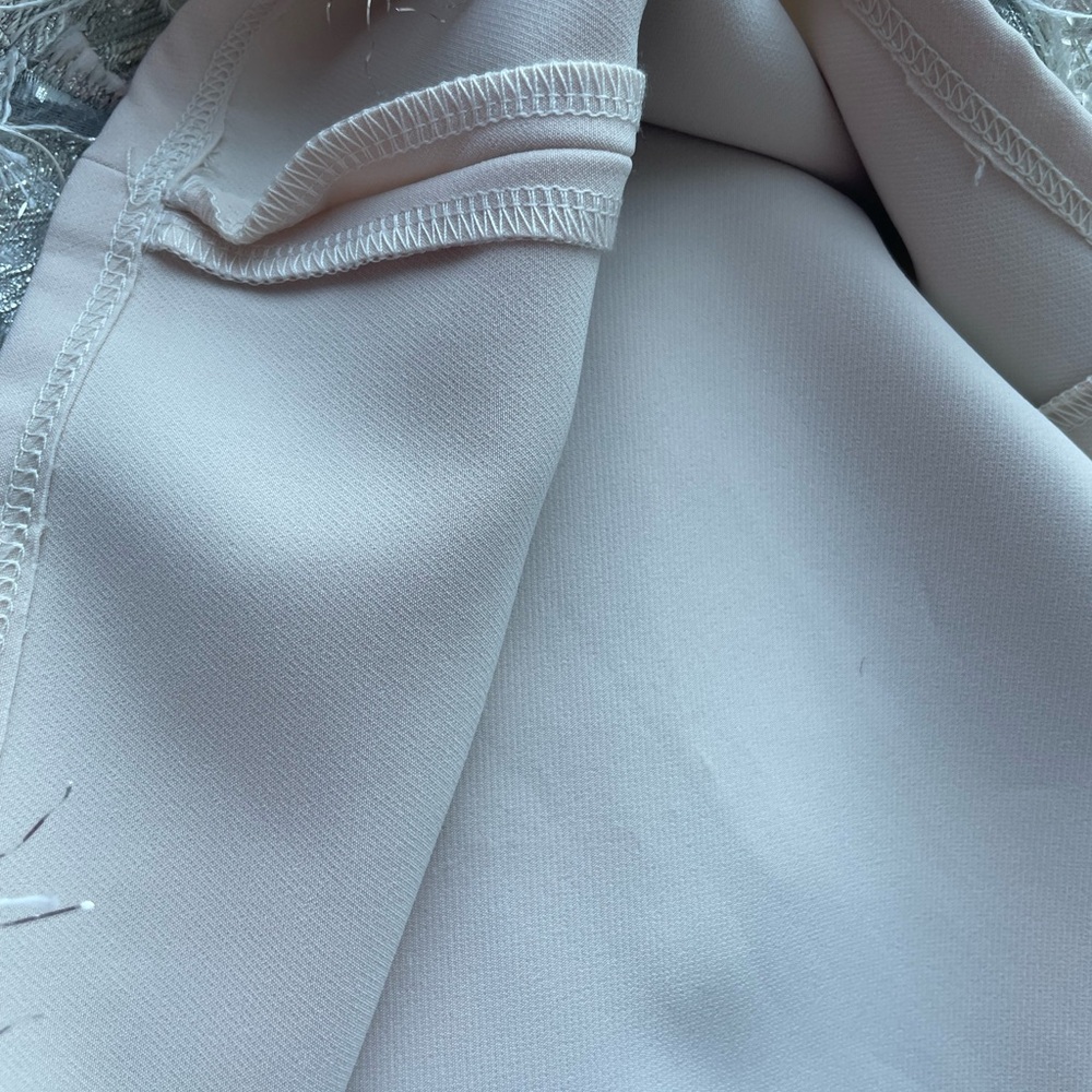 Embellished Silver & Gold  Mini Skirt for Cocktail Events - Picture 5 of 6